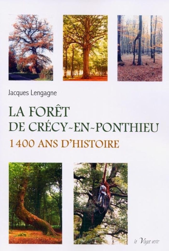 Couverture du livre « LA FORET DE CRECY-EN-PONTHIEU 1 400 ANS D HISTOIRE » de Jacques Lengagne, librairie Les Contes Infusés à Corte