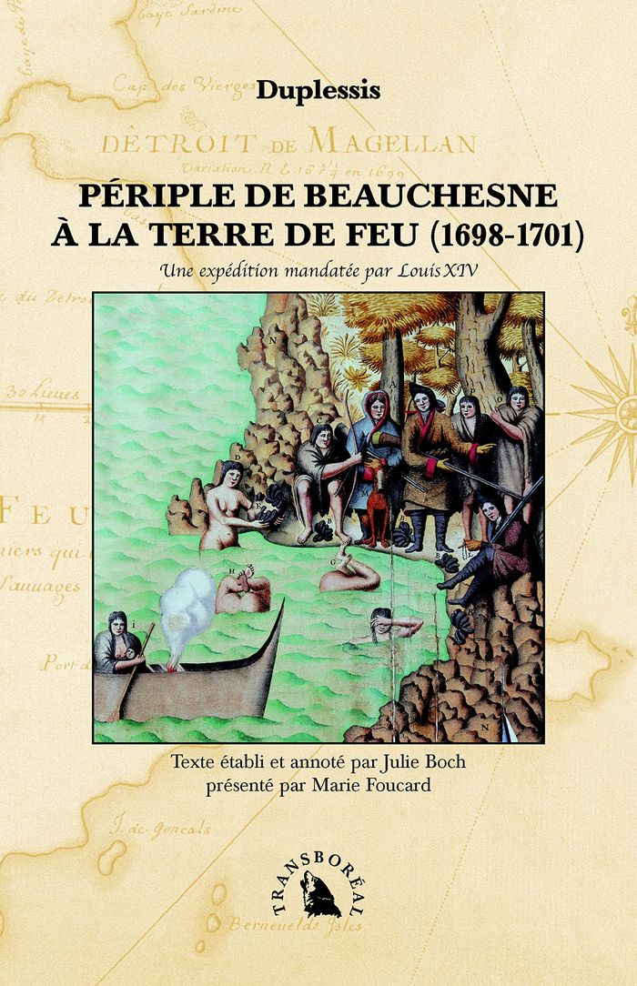 Couverture du livre « PERIPLE DE BEAUCHESNE A LA TERRE DE FEU » de Duplessis, librairie Les Contes Infusés à Corte