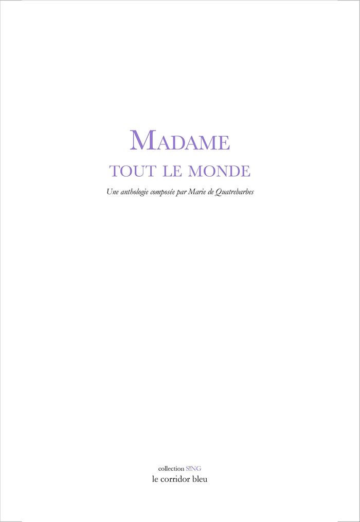 Couverture du livre « MADAME TOUT LE MONDE », librairie Les Contes Infusés à Corte