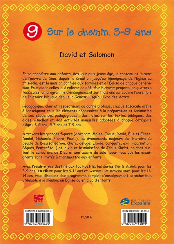 Quatrième de couverture de « SUR LE CHEMIN 9 - DAVID ET SALOMON »