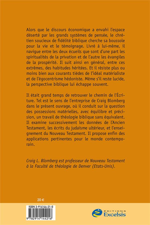 Quatrième de couverture de « NE ME DONNE NI PAUVRETE NI RICHESSE »