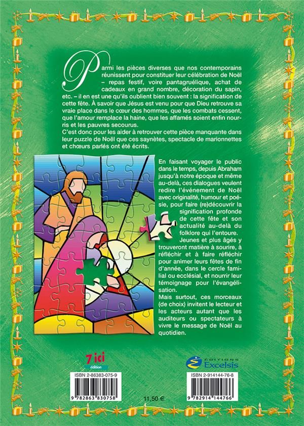 Quatrième de couverture de « NOEL EN PIECES »