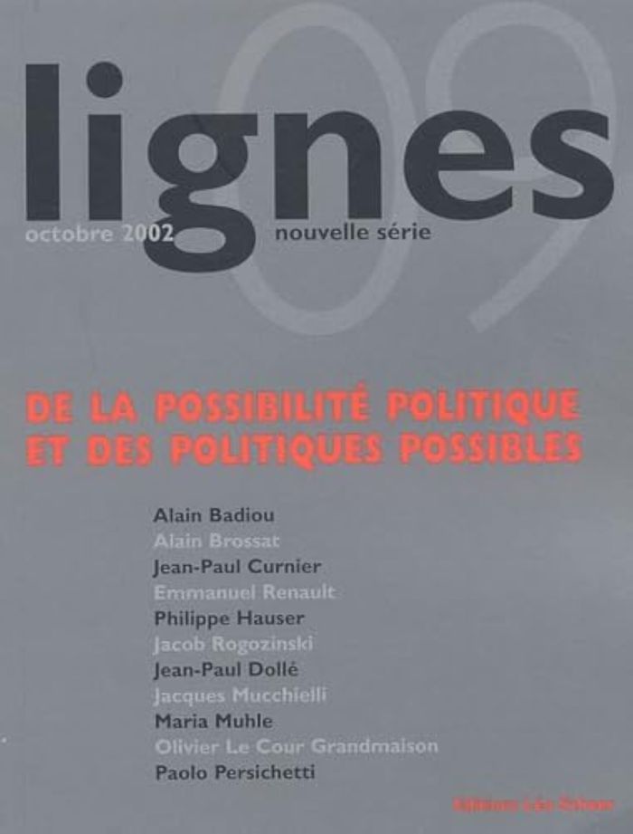 Couverture du livre « LIGNES 09 », librairie Les Contes Infusés à Corte