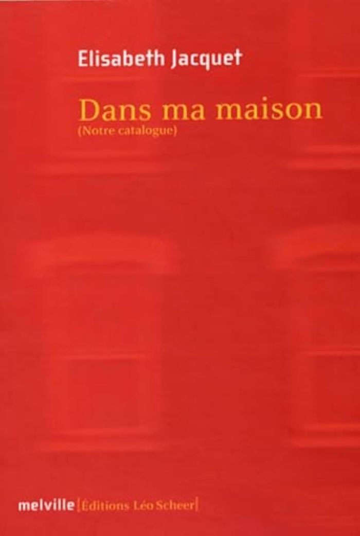 Couverture du livre « DANS MA MAISON » de Elisabeth Jacquet, librairie Les Contes Infusés à Corte