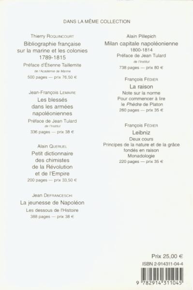 Quatrième de couverture de « LA METAPHYSIQUE, LA FINALITE, LE BONHEUR, LE MODELE »