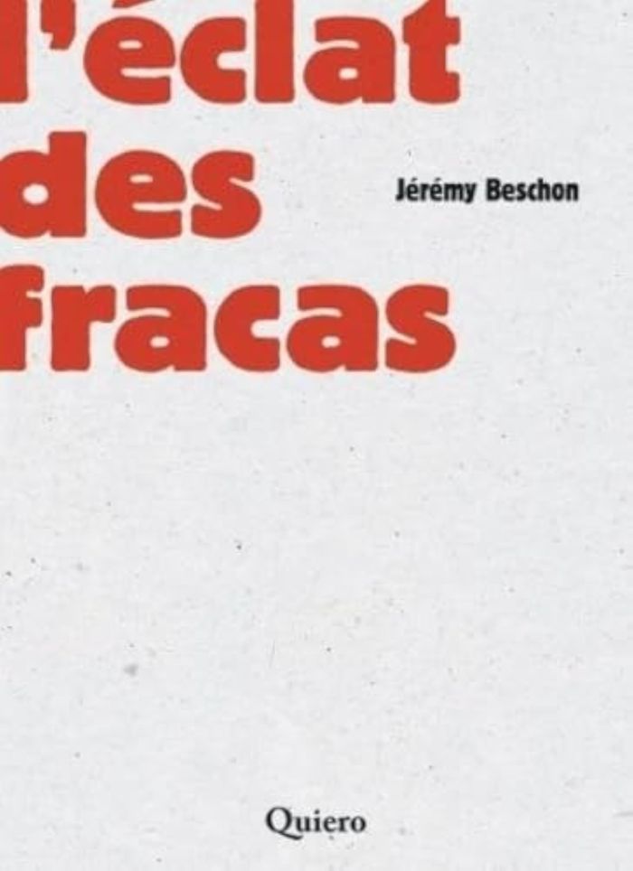 Couverture du livre « L' éclat des fracas » de Jérémy Beschon, librairie Les Contes Infusés à Corte