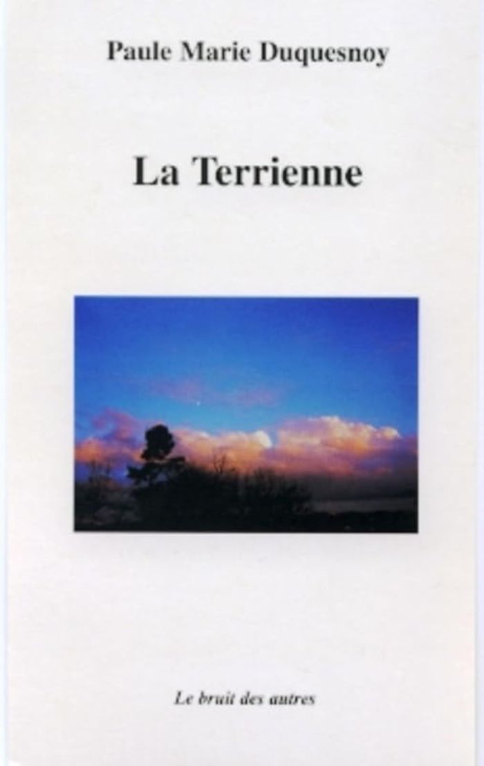 Couverture du livre « LA TERRIENNE » de M Duquesnoy P-, librairie Les Contes Infusés à Corte