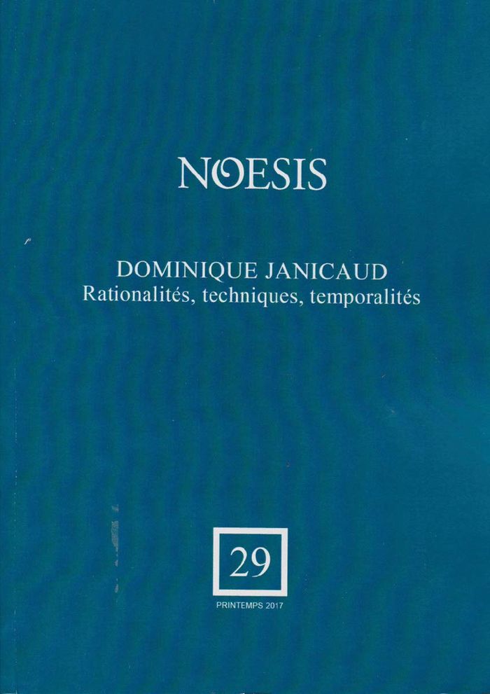Couverture du livre « DOMINIQUE JANICAUD » de Collectif, librairie Les Contes Infusés à Corte