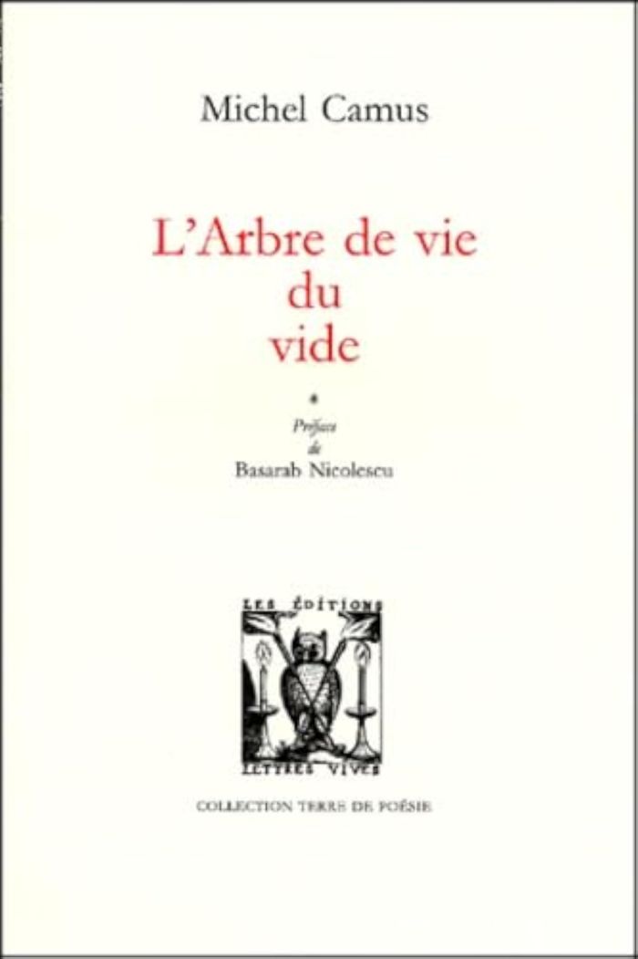Couverture du livre « L'ARBRE DE VIE DU VIDE » de Michel Camus, librairie Les Contes Infusés à Corte