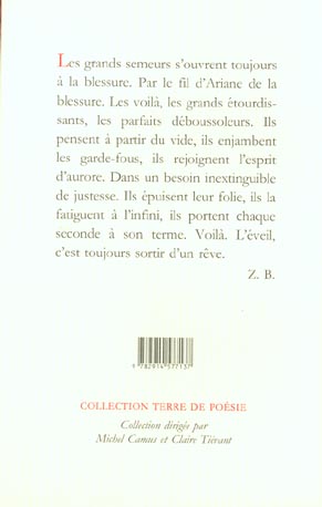Quatrième de couverture de « LE BATTEMENT DU MONDE »
