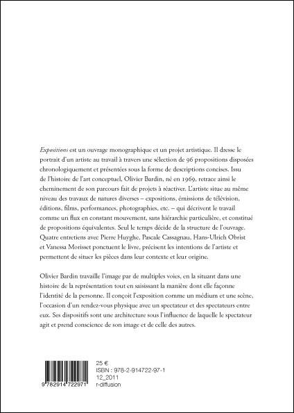 Quatrième de couverture de « EXPOSITIONS »