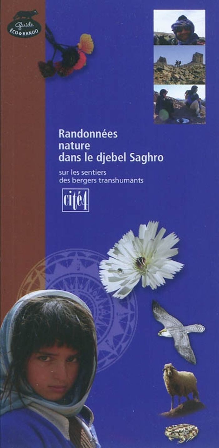 Couverture du livre « RANDONNEES NATURES DANS LE DJEBEL SAGHRO » de Collectif, librairie Les Contes Infusés à Corte