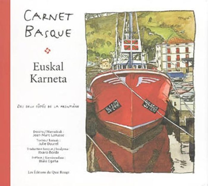Couverture du livre « CARNET BASQUE » de Daurel, Lanusse, librairie Les Contes Infusés à Corte