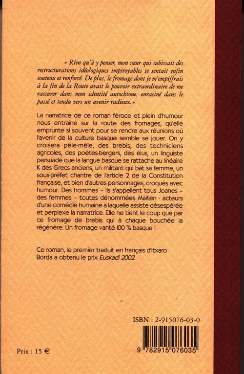 Quatrième de couverture de « 100% BASQUE »