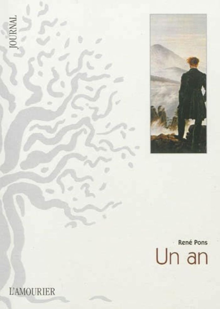 Couverture du livre « UN AN » de Rene Pons, librairie Les Contes Infusés à Corte