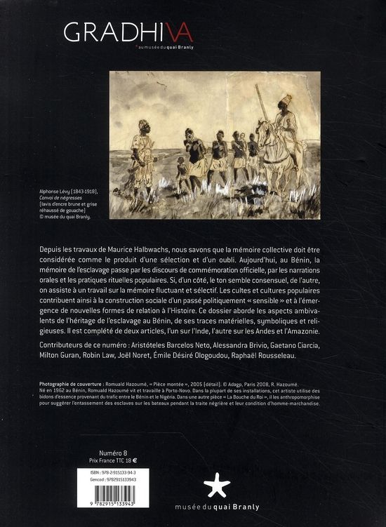 Quatrième de couverture de « GRADHIVA N 8 - MEMOIRE DE L'ESCLAVAGE AU BENIN - VOL08 »