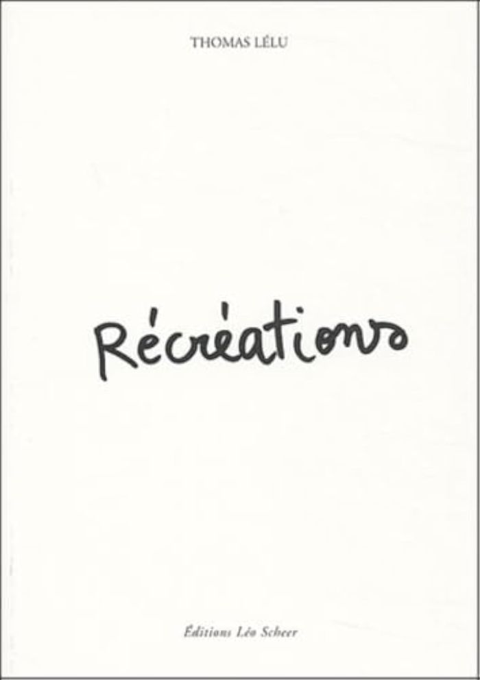 Couverture du livre « RECREATIONS », librairie Les Contes Infusés à Corte
