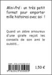Quatrième de couverture de « IRENE ET ZIBOR »