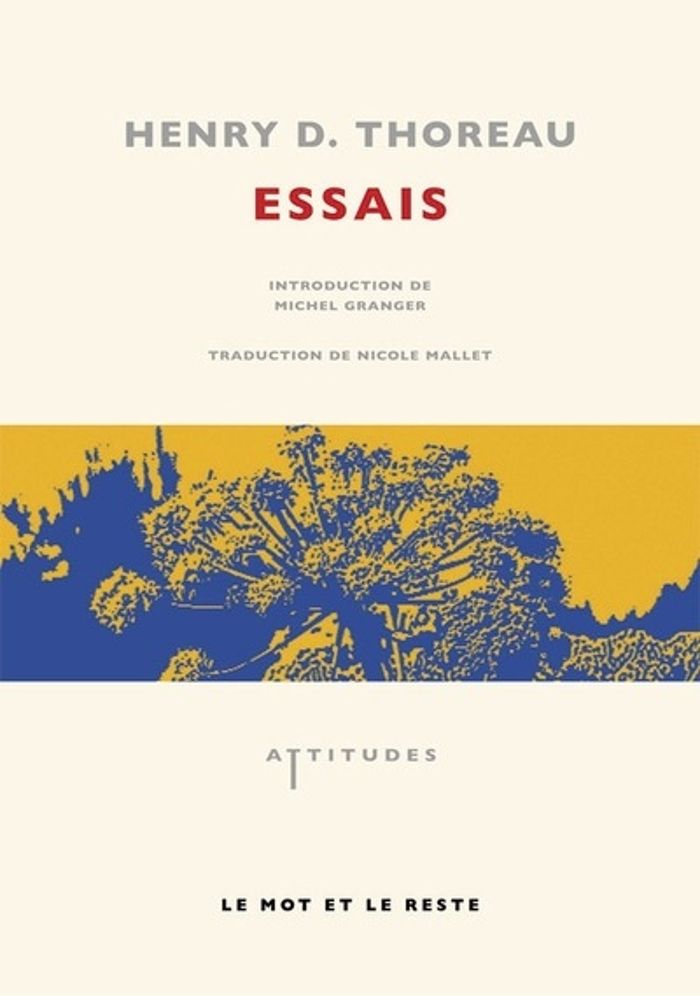 Couverture du livre « Essais » de Henry David Thoreau, librairie Les Contes Infusés à Corte