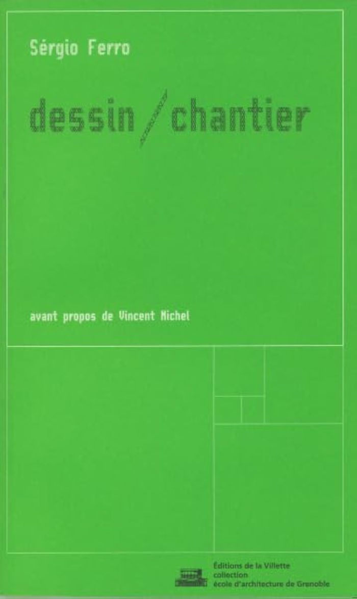 Couverture du livre « DESSIN/CHANTIER », librairie Les Contes Infusés à Corte