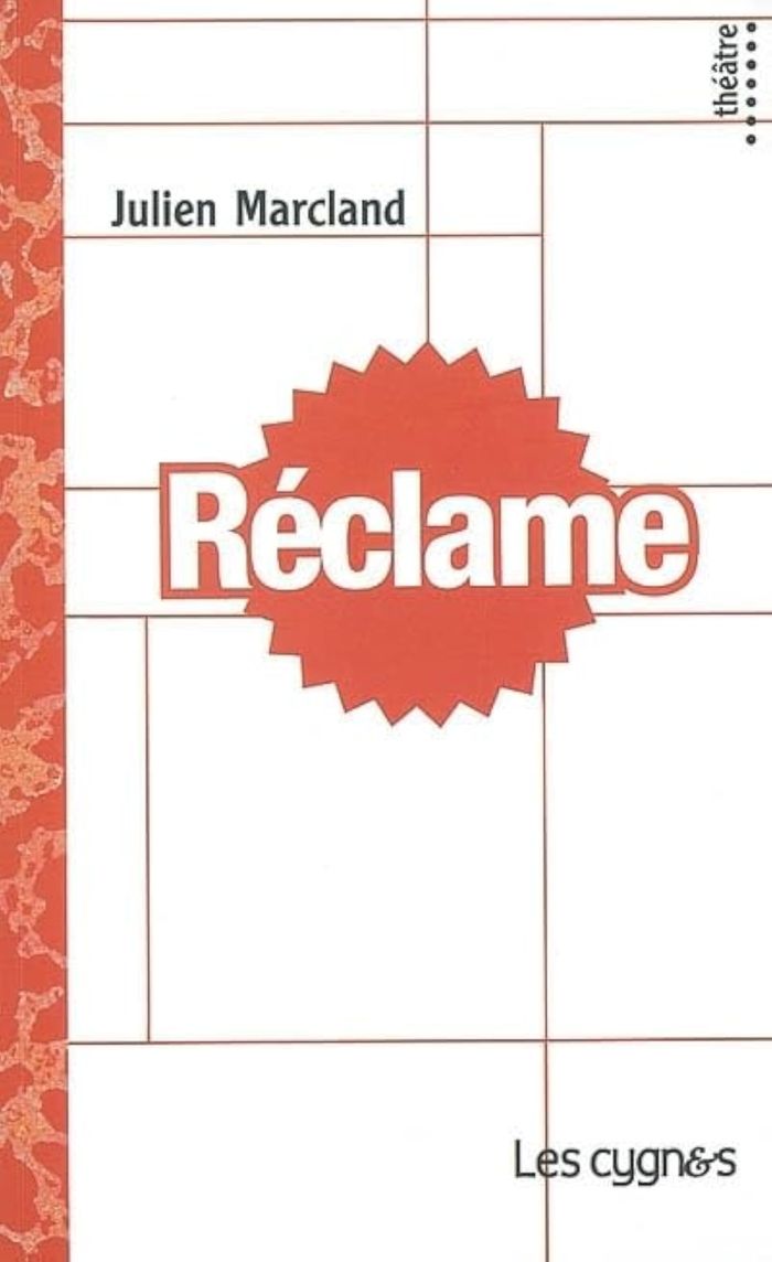 Couverture du livre « RECLAME » de Marcland Julien, librairie Les Contes Infusés à Corte