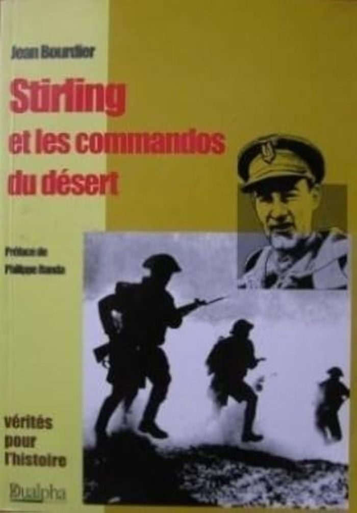 Couverture du livre « STIRLING ET LES COMMANDOS DU DESERT » de Bourdier Jean, librairie Les Contes Infusés à Corte