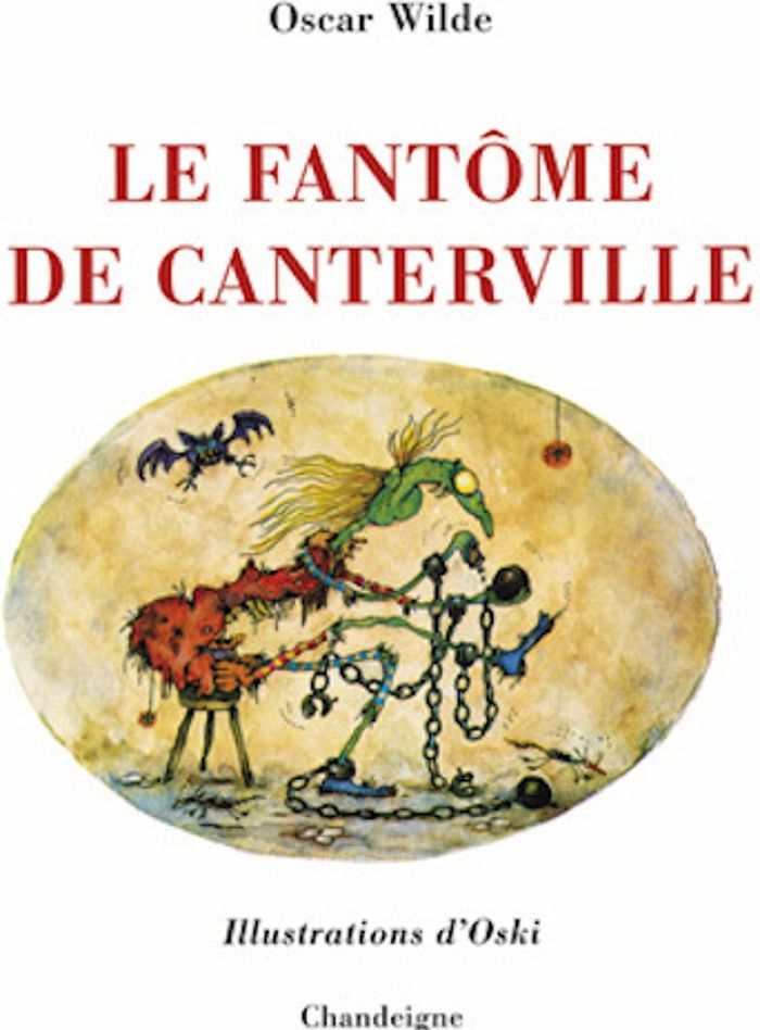 Couverture du livre « Le fantôme de Canterville » de Oscar Wilde, librairie Les Contes Infusés à Corte