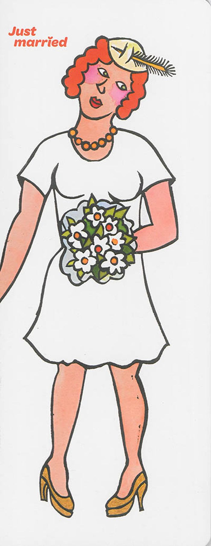 Couverture du livre « JUST MARRIED » de Jean-Pierr Blanpain, librairie Les Contes Infusés à Corte