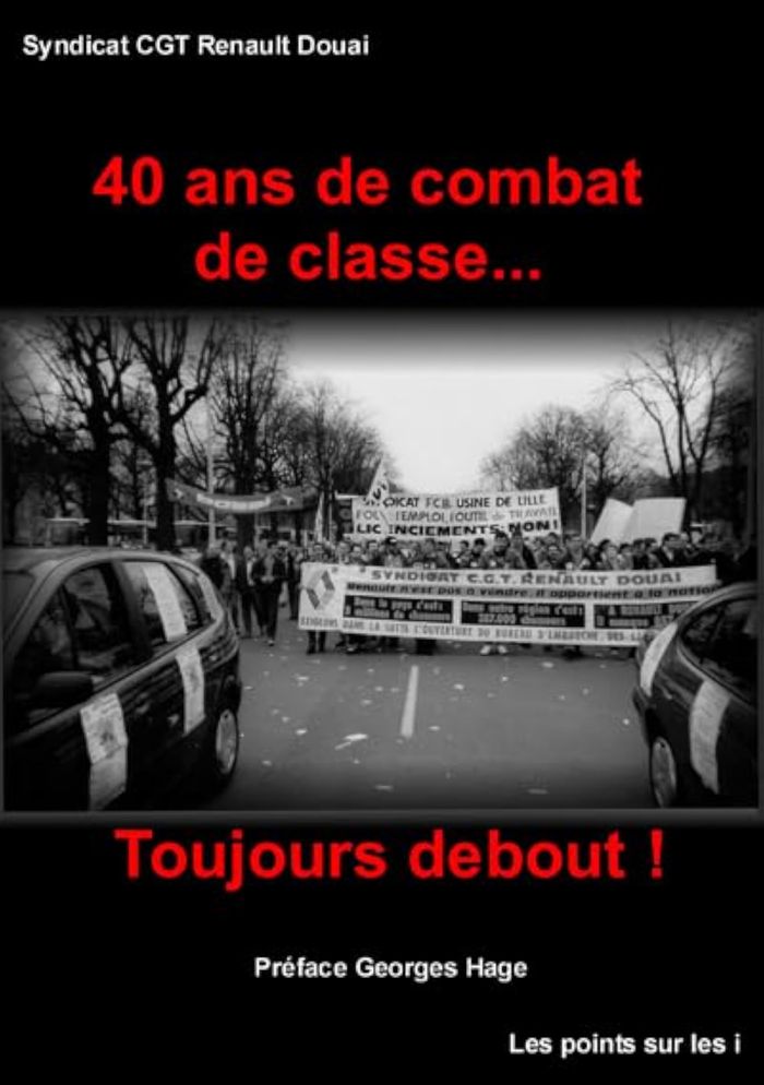 Couverture du livre « 40 ANS DE COMBAT DE CLASSE », librairie Les Contes Infusés à Corte