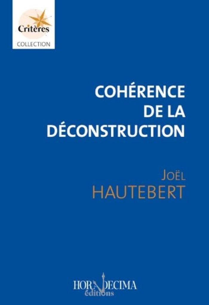 Couverture du livre « Cohérence de la déconstruction », librairie Les Contes Infusés à Corte