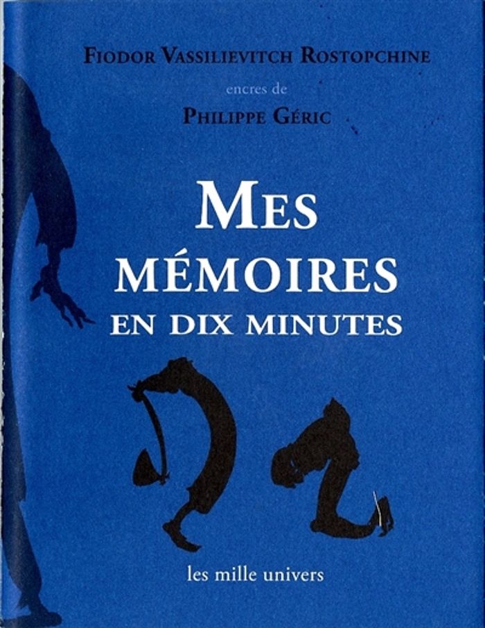 Couverture du livre « MES MEMOIRES EN DIX MINUTES », librairie Les Contes Infusés à Corte