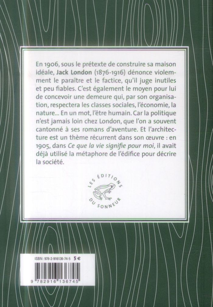 Quatrième de couverture de « Construire une maison »