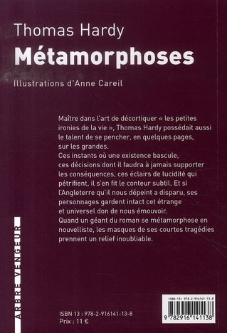 Quatrième de couverture de « METAMORPHOSES »