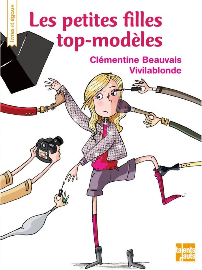 Couverture du livre « Les petites filles top-modèles », librairie Les Contes Infusés à Corte