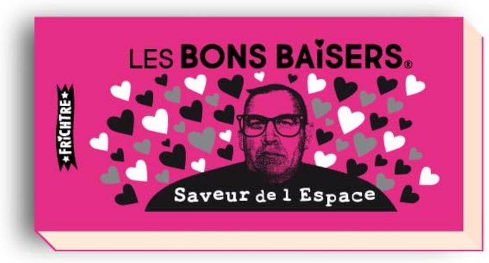 Couverture du livre « BONS BAISERS XXL SAVEUR DE L'ESPACE - CARNET DE BONS "SPECIAL PRESBYTIE" POUR OFFRIR DES BAISERS » de Serge Morinbedou, librairie Les Contes Infusés à Corte