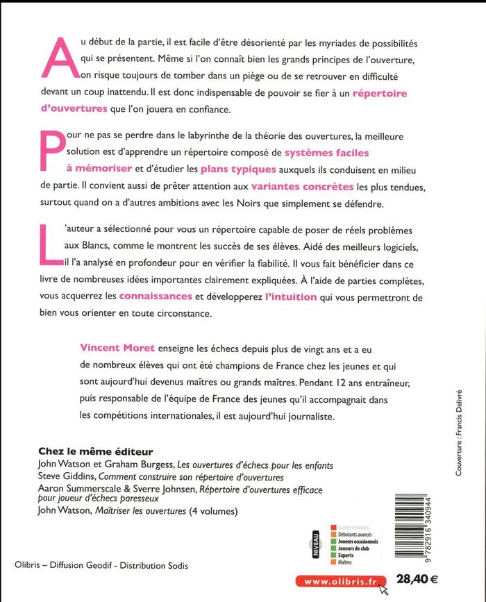 Quatrième de couverture de « MON PREMIER REPERTOIRE D'OUVERTURES - TOME II : AVEC LES NOIRS »