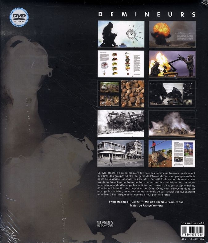 Quatrième de couverture de « **DEMINEURS + DVD »