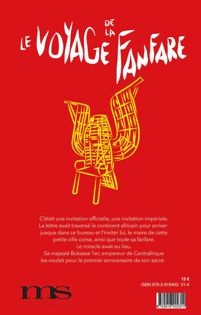 Quatrième de couverture de « LE VOYAGE DE LA FANFARE »