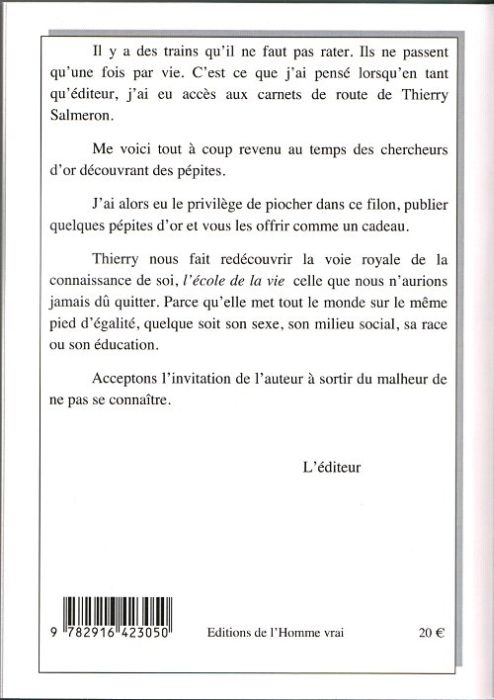 Quatrième de couverture de « TOUT CE QUI PASSE PRES DE MOI ME PARLE - TOME 1 »