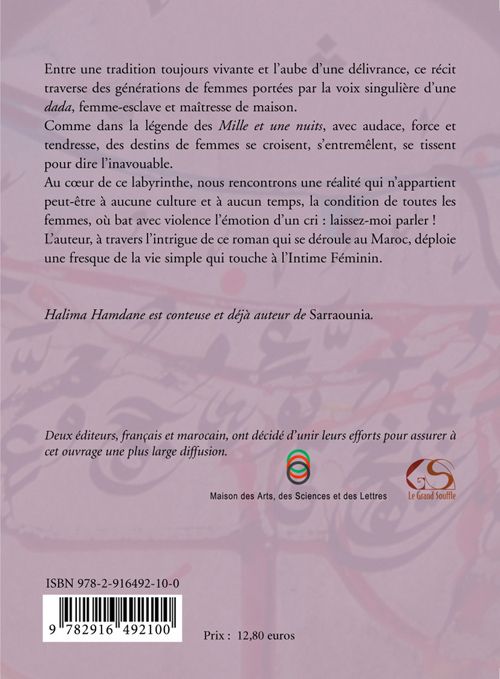 Quatrième de couverture de « LAISSEZ MOI PARLER ! »