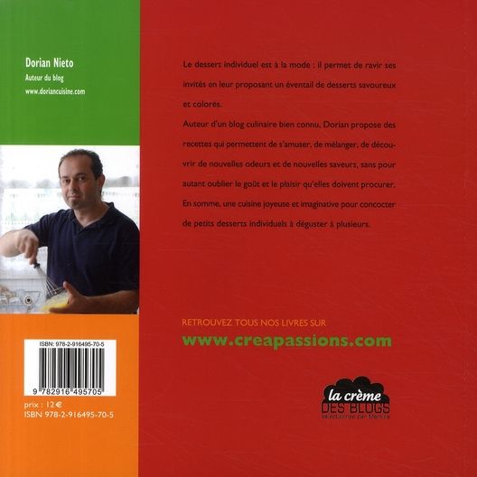 Quatrième de couverture de « 30 desserts individuels pour toutes les occasions »