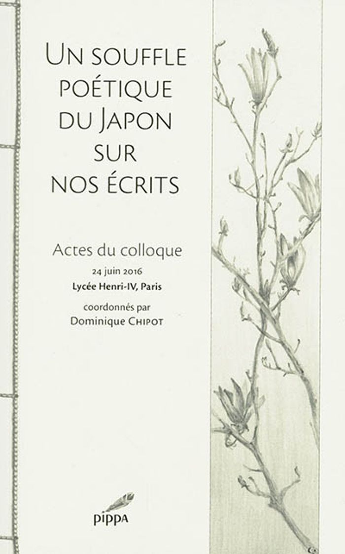 Couverture du livre « UN SOUFFLE POETIQUE DU JAPON SUR NOS ECRITS » de Dominique Chipot, librairie Les Contes Infusés à Corte