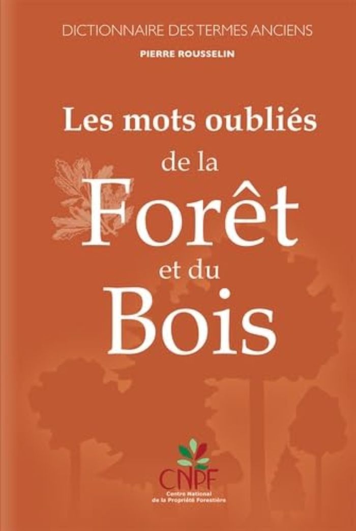 Couverture du livre « LES MOTS OUBLIES DE LA FORET ET DU BOIS - DICTIONNAIRE DES TERMES ANCIENS », librairie Les Contes Infusés à Corte