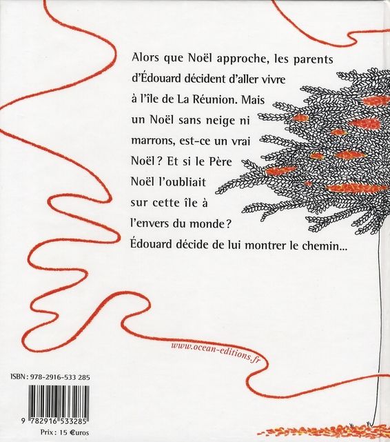 Quatrième de couverture de « UN FIL ROUGE POUR LE PERE NOEL »