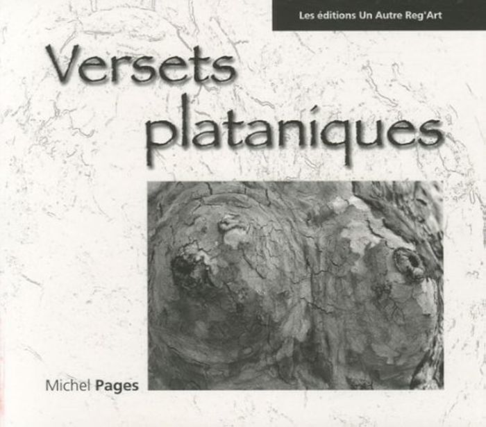 Couverture du livre « VERSETS PLATANIQUES », librairie Les Contes Infusés à Corte