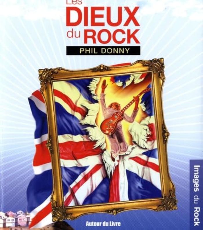 Couverture du livre « LES DIEUX DU ROCK » de Phil Donny, librairie Les Contes Infusés à Corte