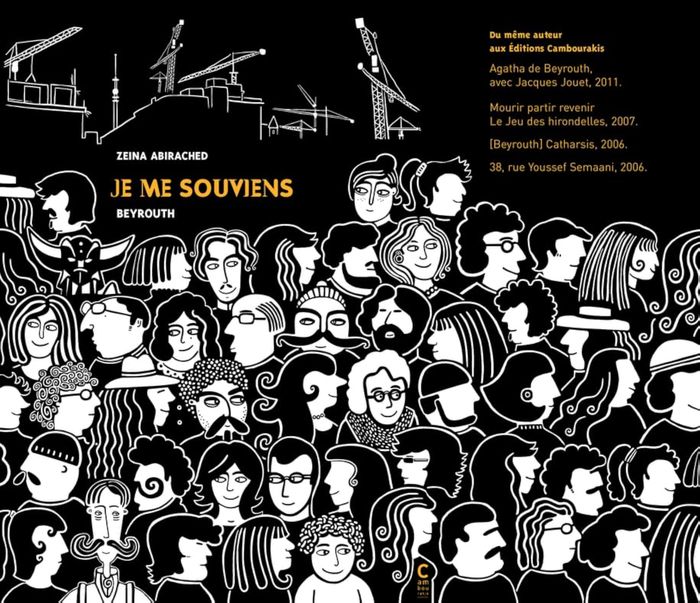Couverture du livre « JE ME SOUVIENS - BEYROUTH » de Zeina Abirached, librairie Les Contes Infusés à Corte