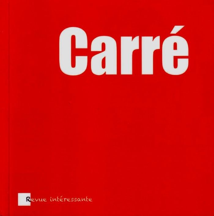 Couverture du livre « CARRE ROUGE » de Collectif, librairie Les Contes Infusés à Corte