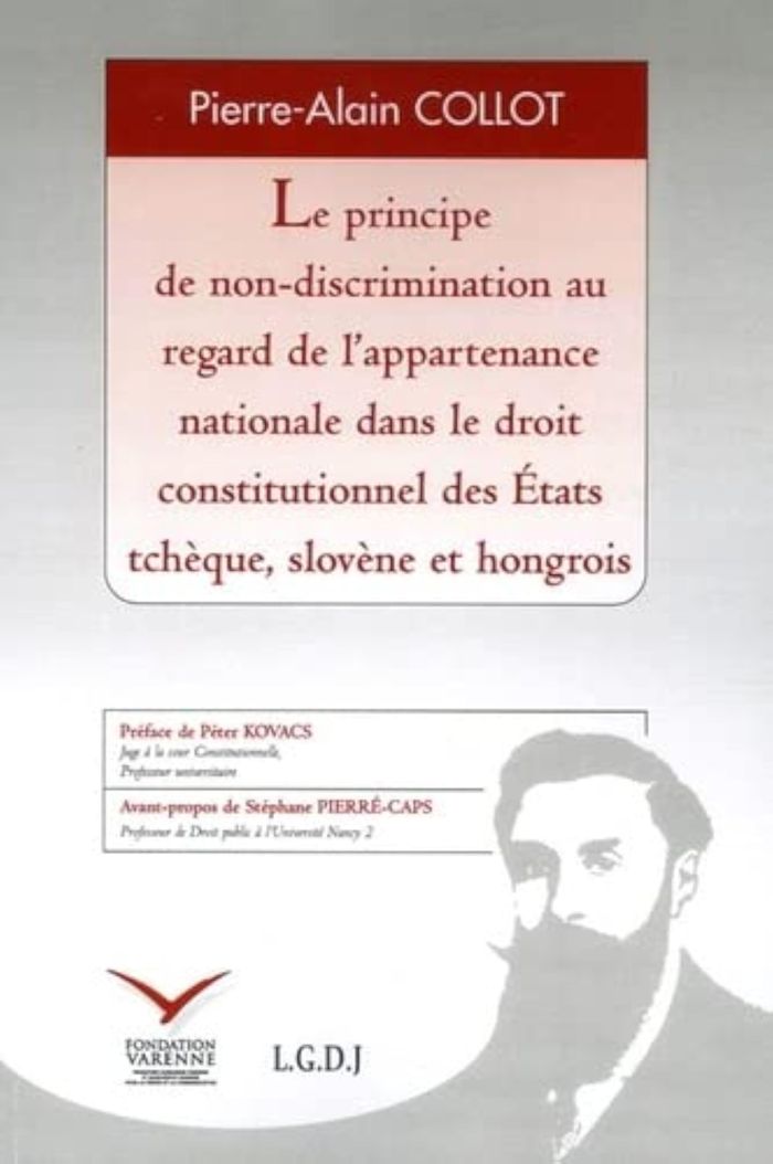 Couverture du livre « LE PRINCIPE DE NON-DISCRIMINATION AU REGARD DE L'APPARTENANCE NATIONALE DANS LE » de Pierre-Alain Collot, librairie Les Contes Infusés à Corte