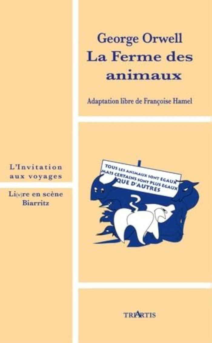 Couverture du livre « La ferme des animaux », librairie Les Contes Infusés à Corte